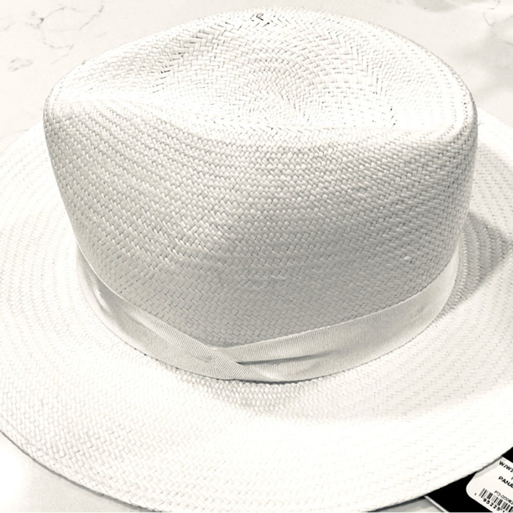 NWT Rag & Bone Ivory Panama Hat size Medium